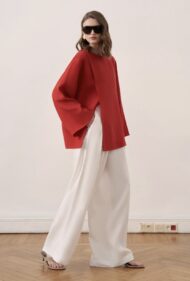 Azela Belted Linen Blouse - Görsel 3